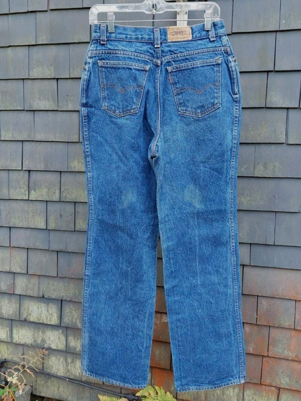 Vintage Women's 70s/80s Levis 'Orange Tab' High Waist, Straight Jeans USA. 28x31